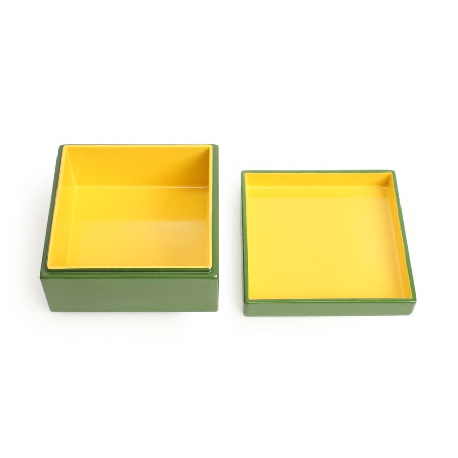 Small Square Lacquer Box
