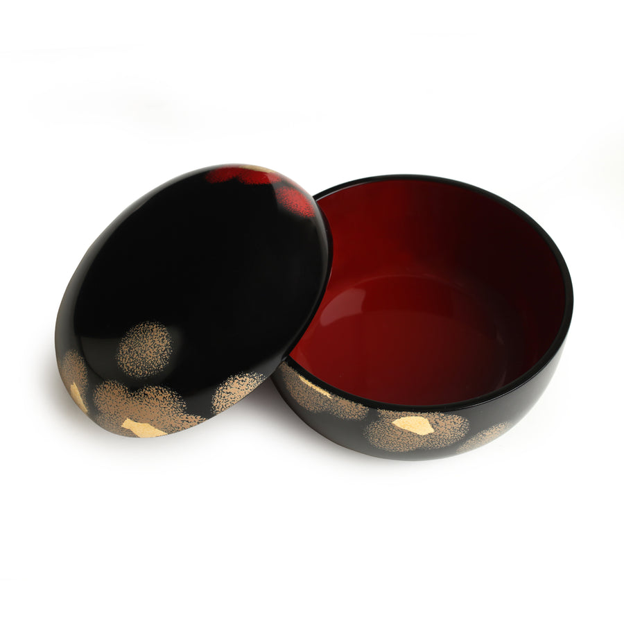 Traditional Lacquer Candy Box with Flowers