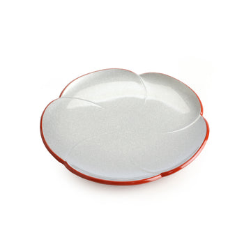 Small Silver Lacquer Plates