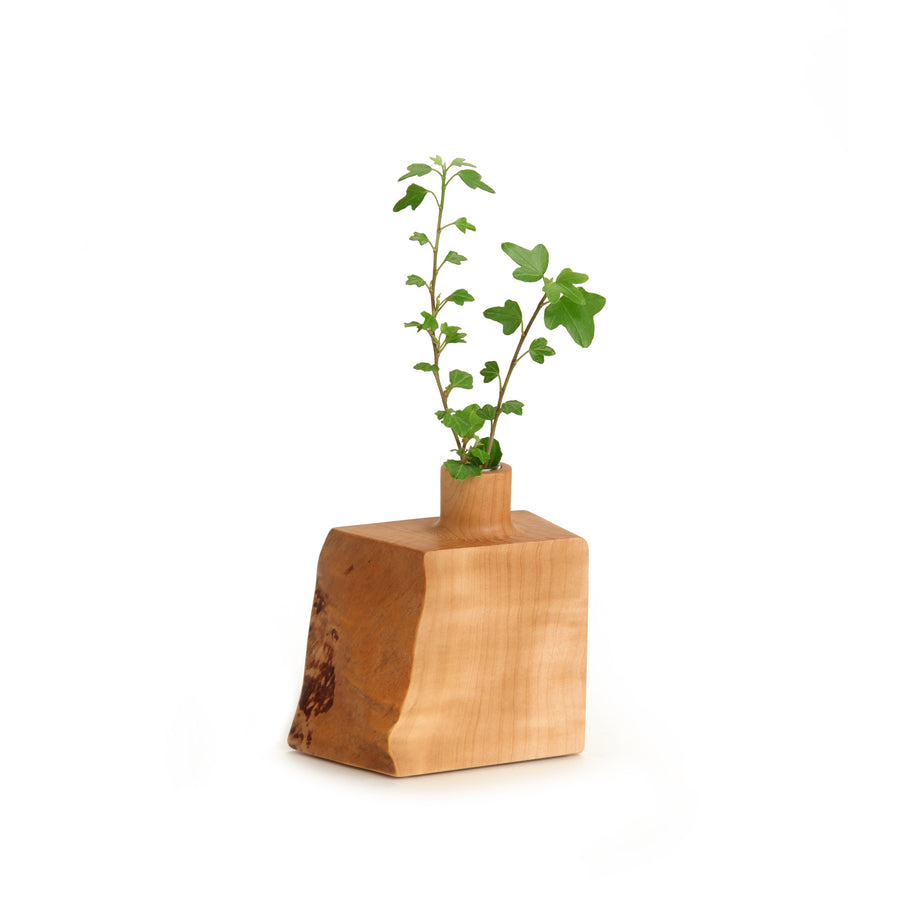 Wooden flower vase - one of a kind