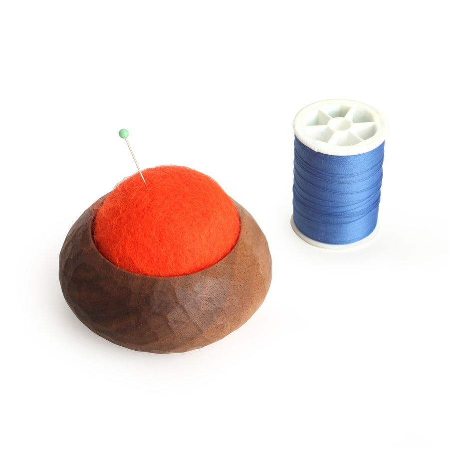 Large Orange Pin Cushion