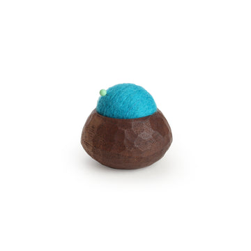 Small Turquoise Blue Pin Cushion