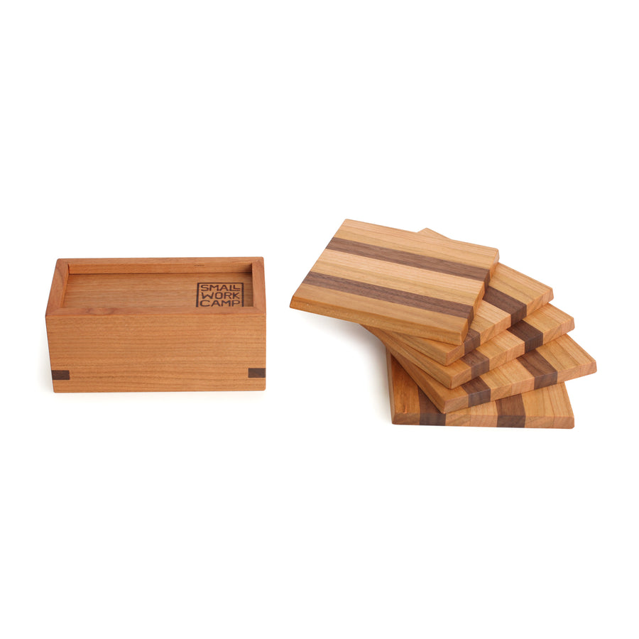 Wooden Coaster Set