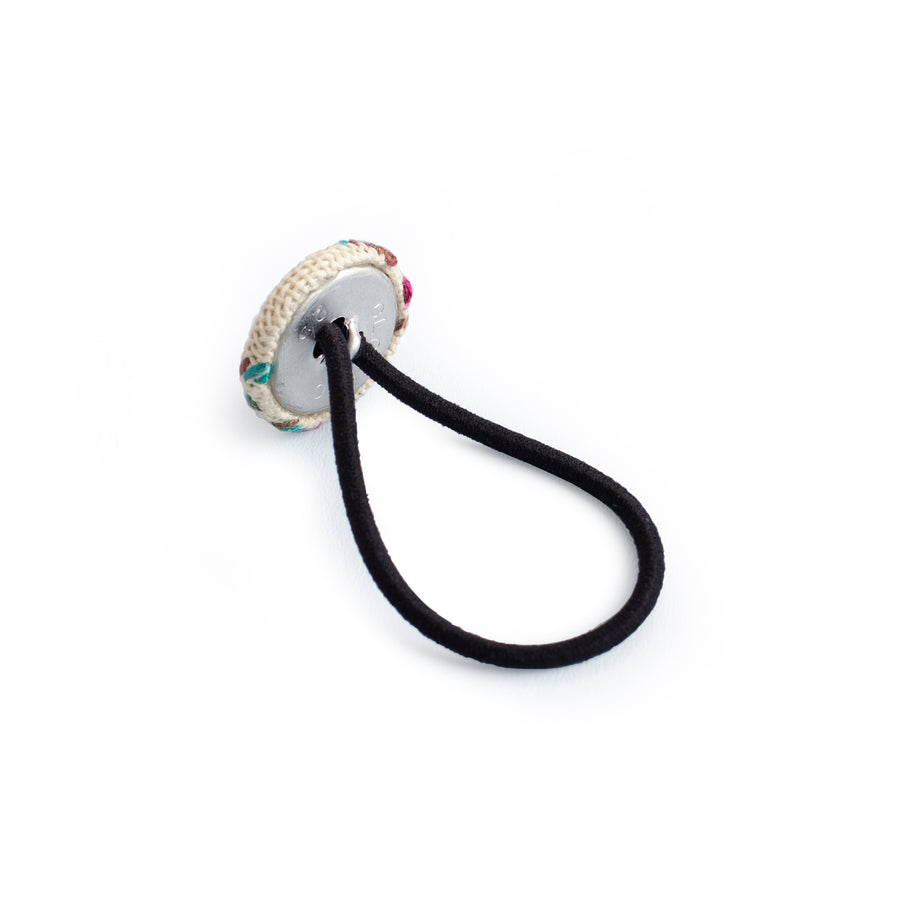 Multicolored Embroidered Hair Elastic