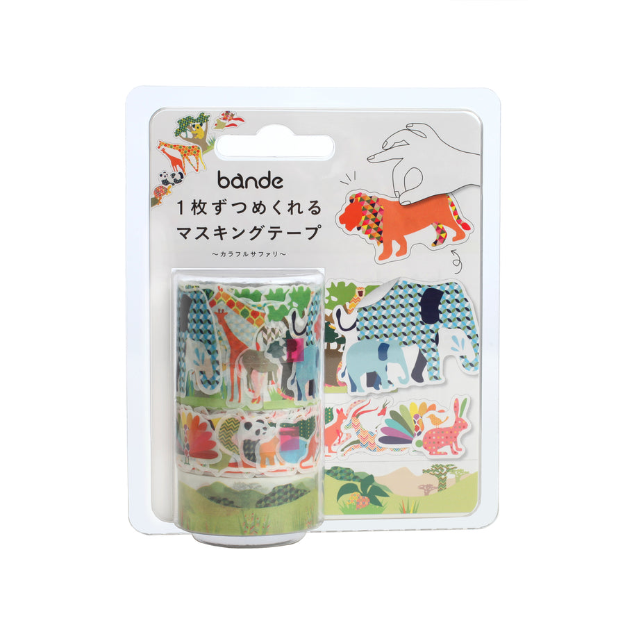 Masking Tape with Safari Animals