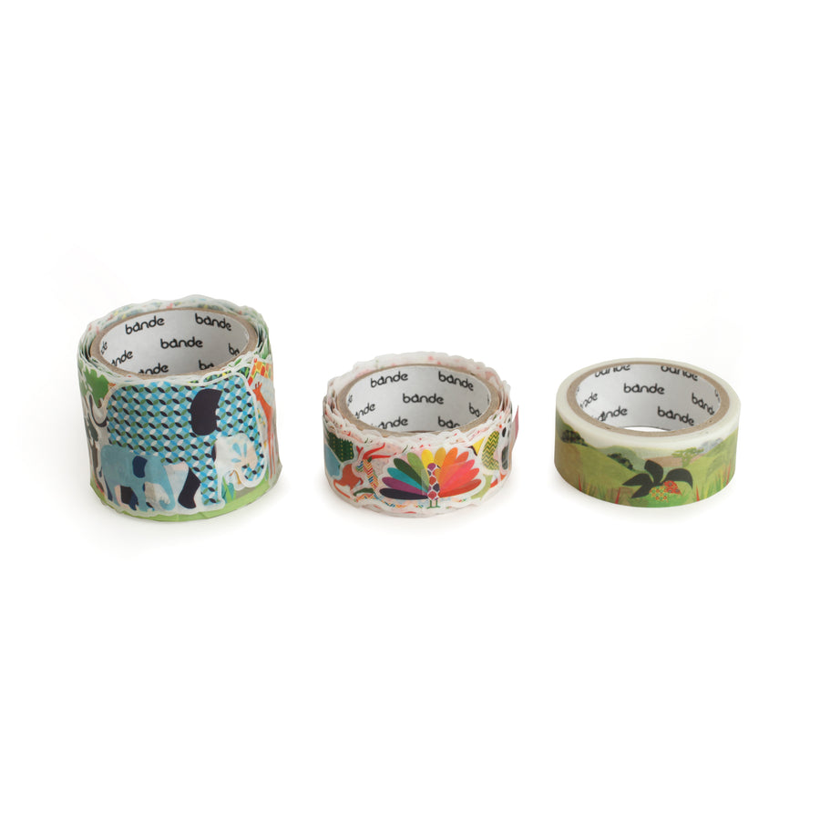 Masking Tape with Safari Animals