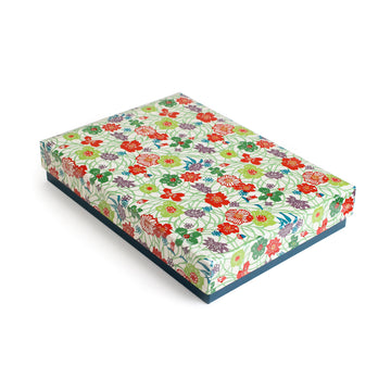 Flowered Stationery Box