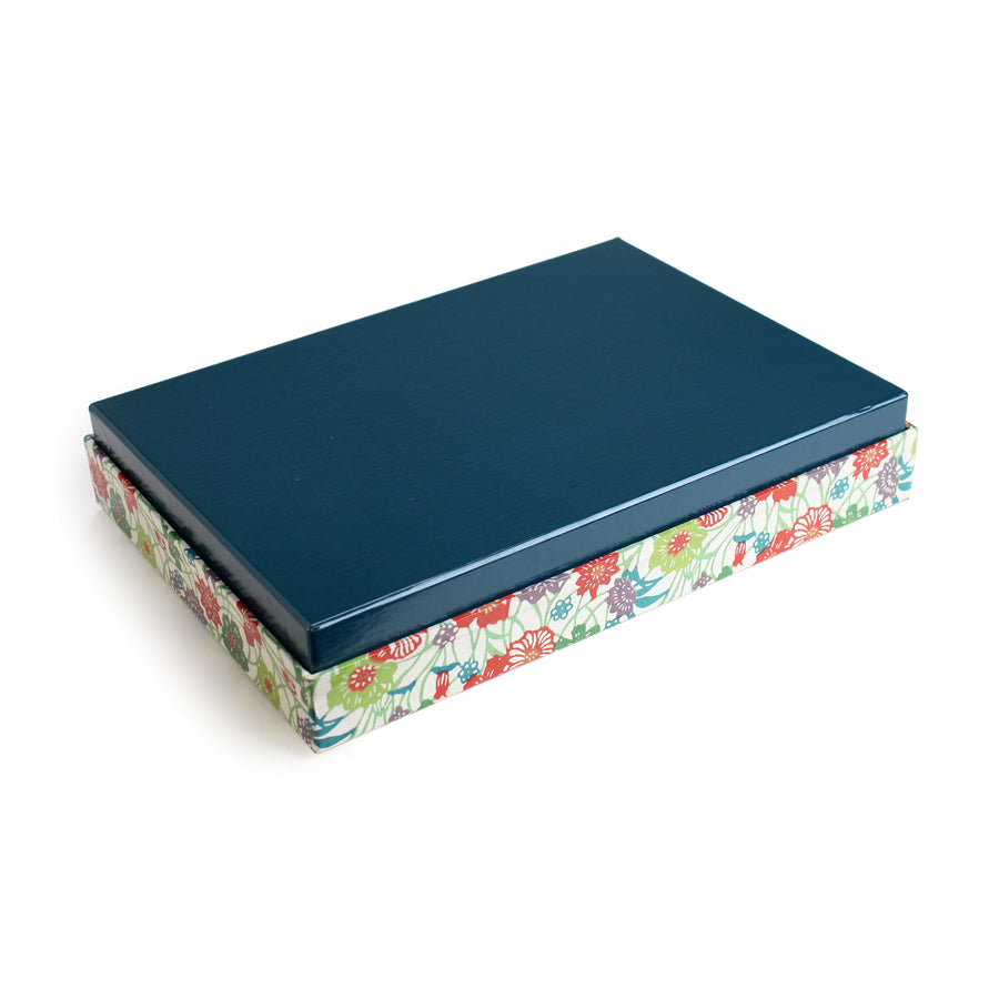 Flowered Stationery Box