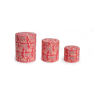 Circular Red Container Set