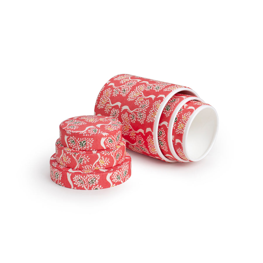 Circular Red Container Set