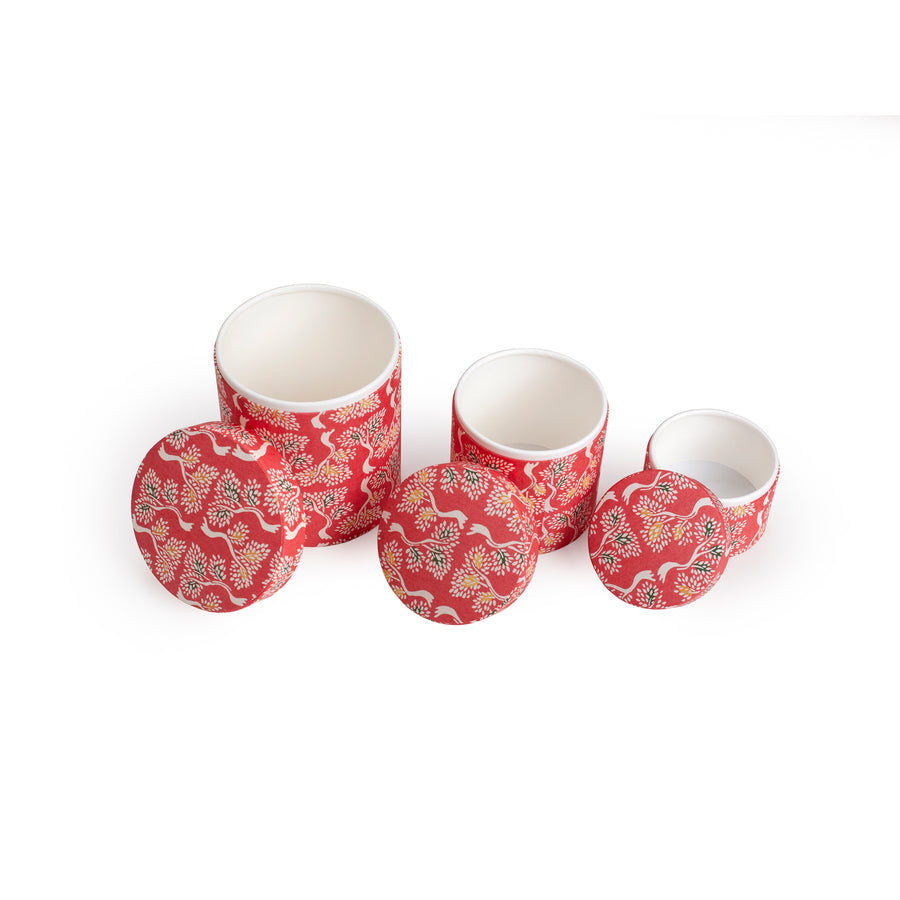 Circular Red Container Set