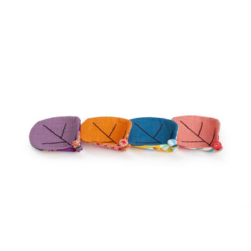 Colorful Coasters in a Leaf Shape