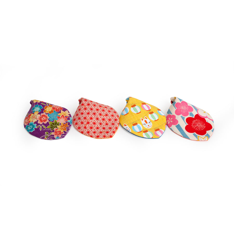 Colorful Coasters in a Leaf Shape