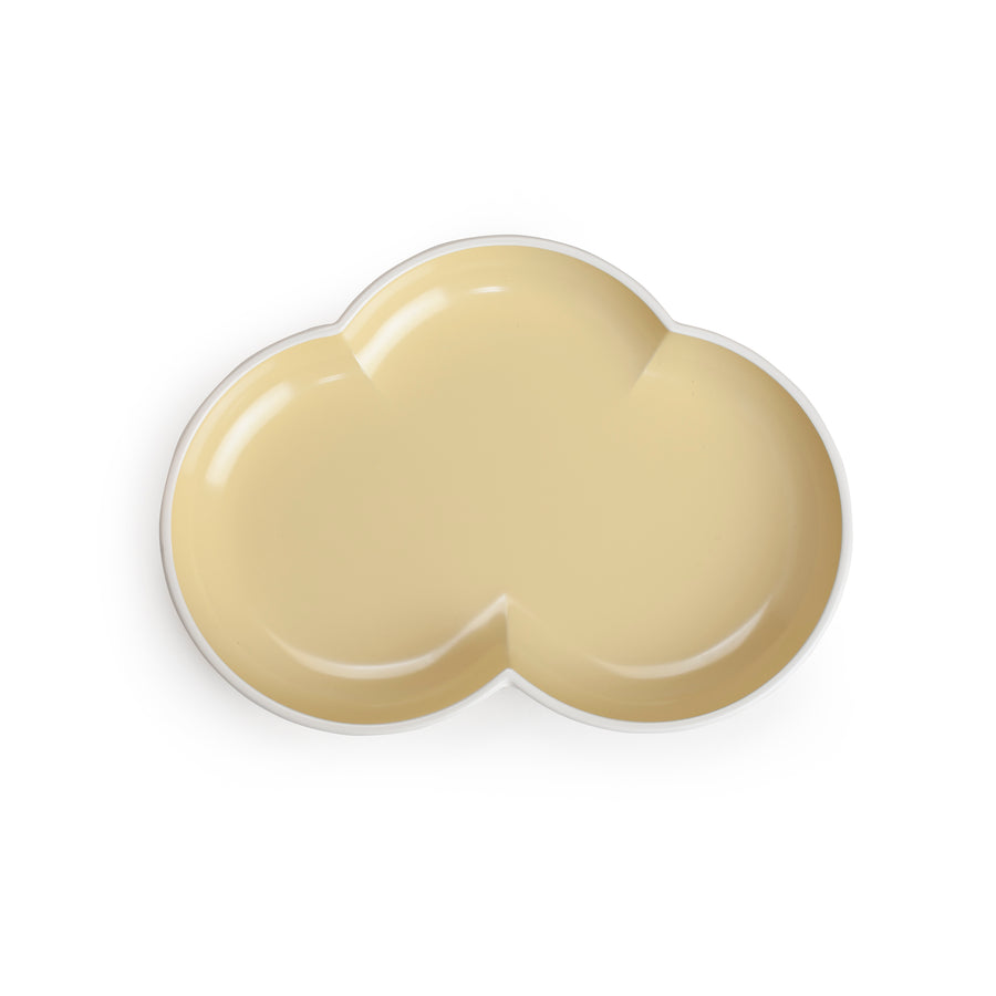 Cream Colored Lacquer Dish