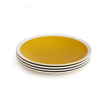 Mustard Yellow Lacquer Dishes