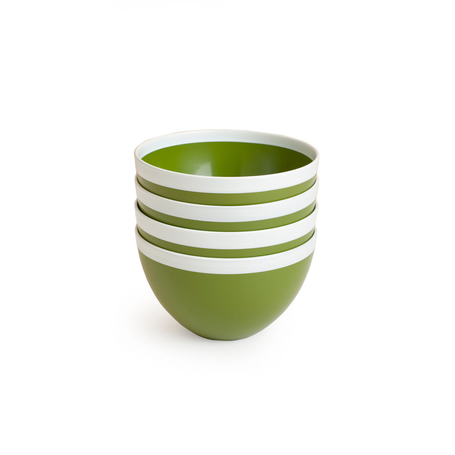 Green Lacquer Small Bowl Set