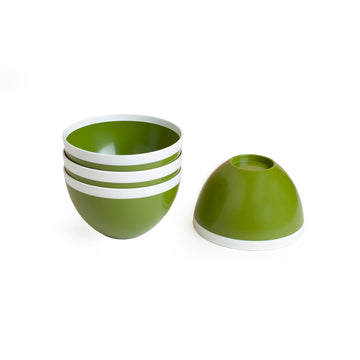 Green Lacquer Small Bowl Set