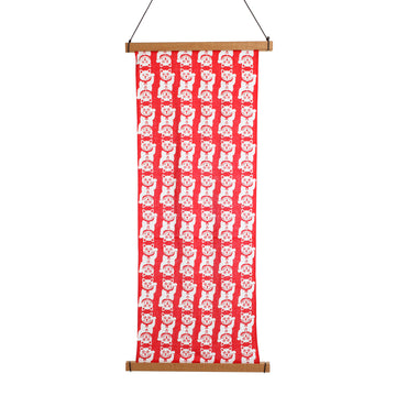 Wall Decoration with Lucky Cat Design