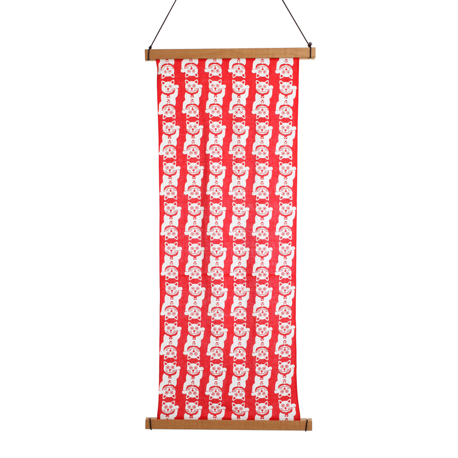 Wall Decoration with Lucky Cat Design