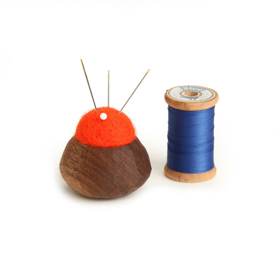 Small Orange Pin Cushion