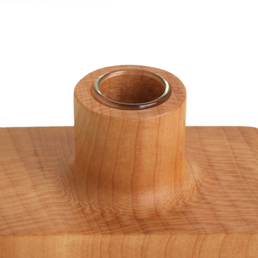 Flower Vase - One of a Kind - Hand carved Wood