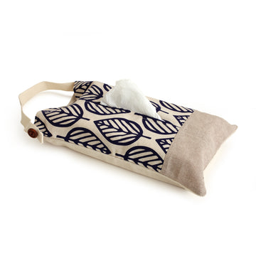 Tissue Box Cover with Leaf Design